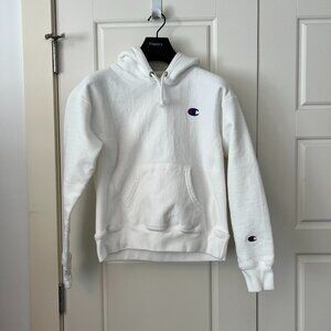 White Champion Hoodie